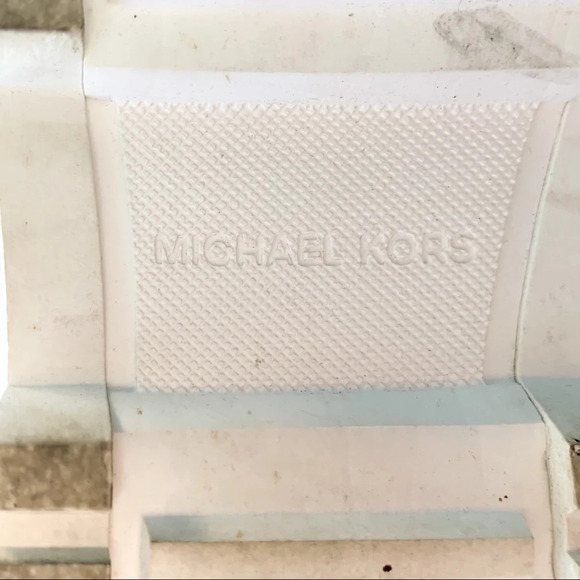 Michael Kors Women’s  White Cassia Platform Sneaker Boot - Picture 15 of 16